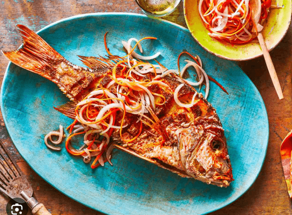 Escovitch Fish - traditional Jamaican dish