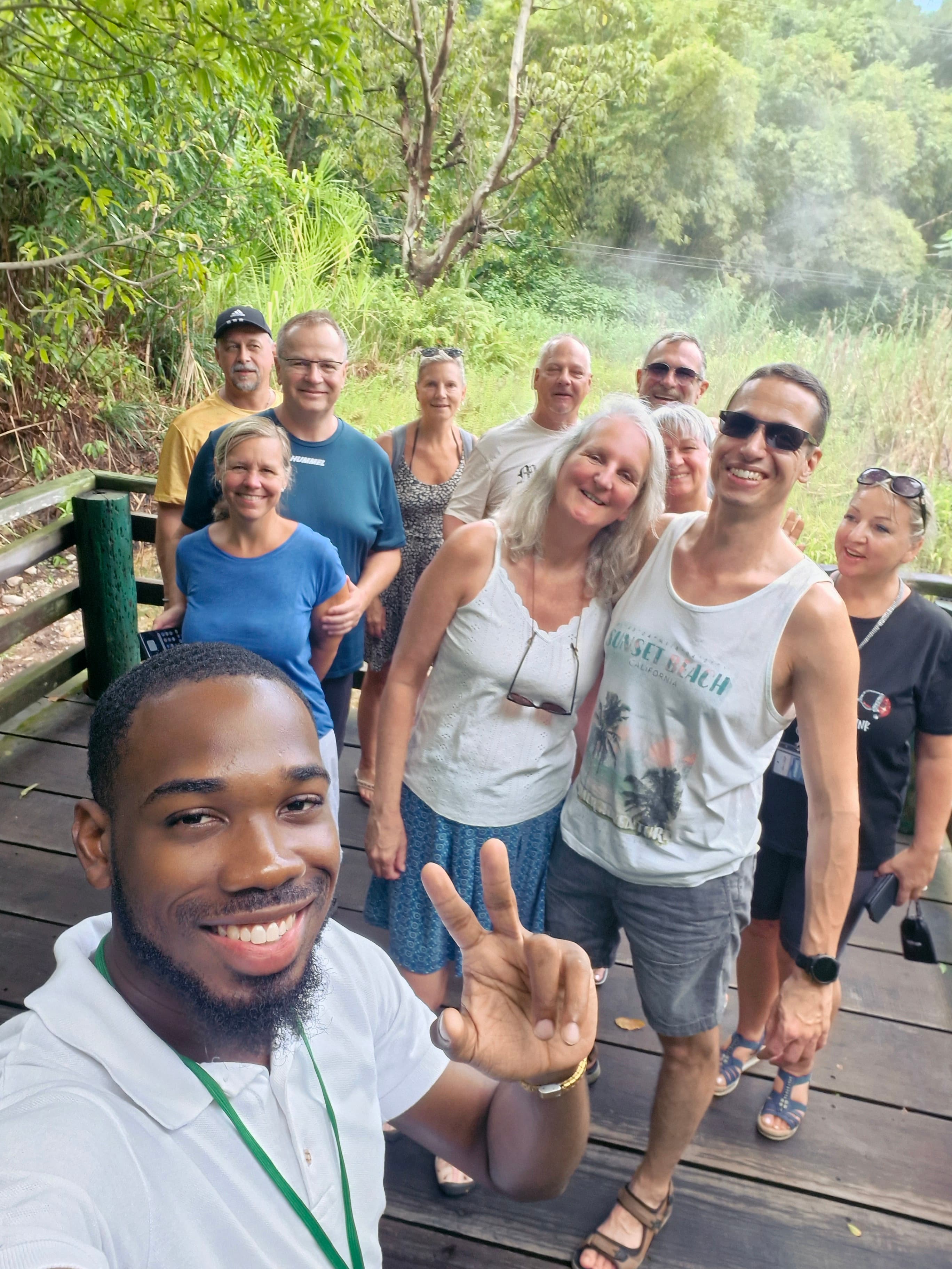 Dominica Rainforest Tour to Trafalgar Falls and Hot Springs Near Roseau - Image 2