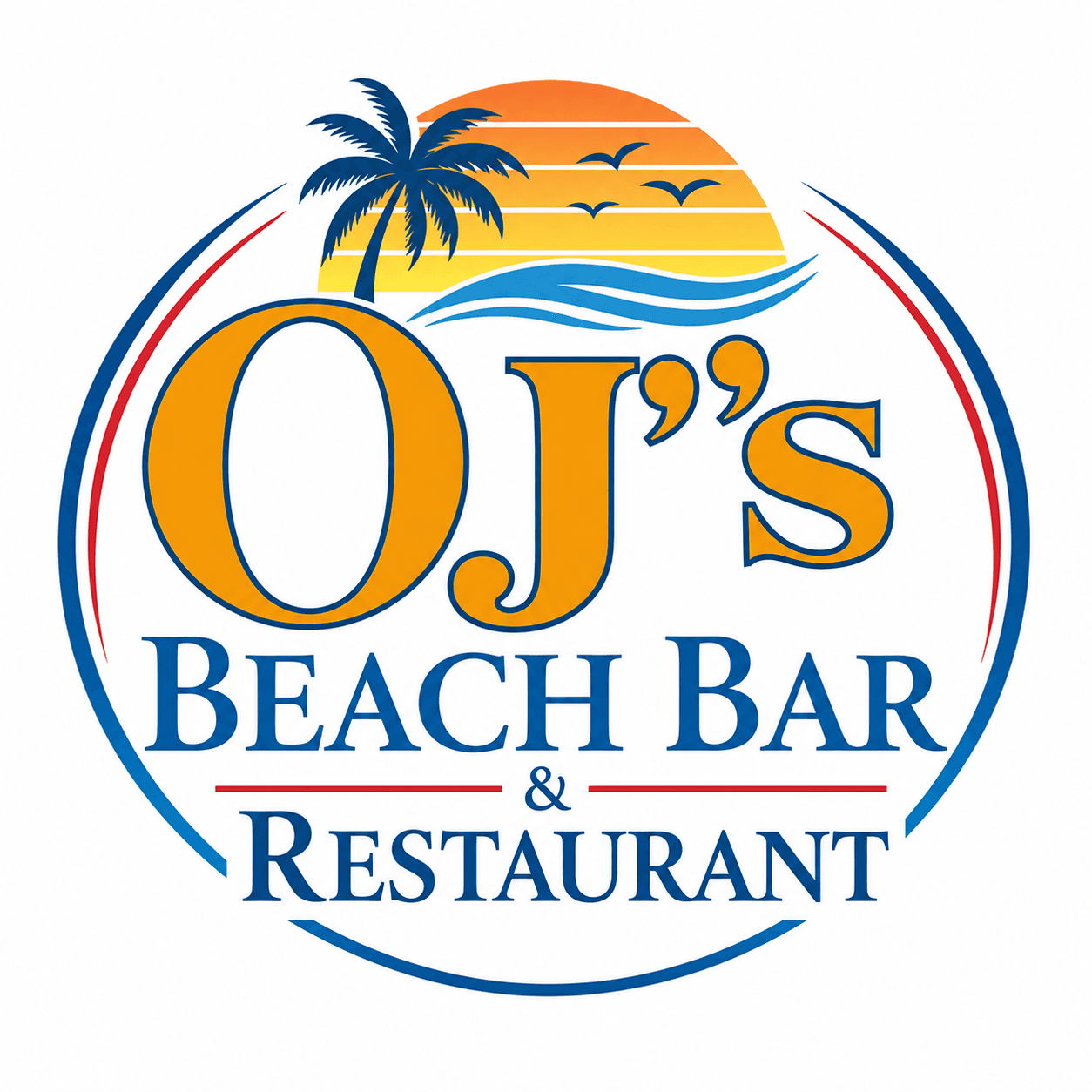 Oj’s Beach Bar & Restaurant logo